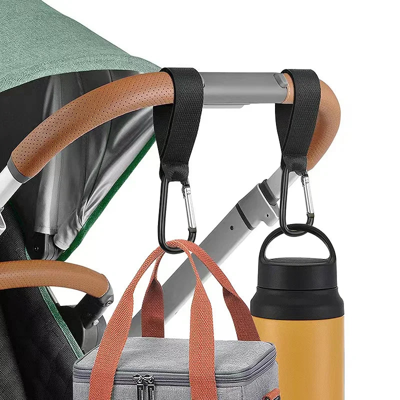 Aluminum Alloy Carabiner for Stroller, Hook for Diaper Bag, Shopping, 1-10 Pieces, FREE Shipping