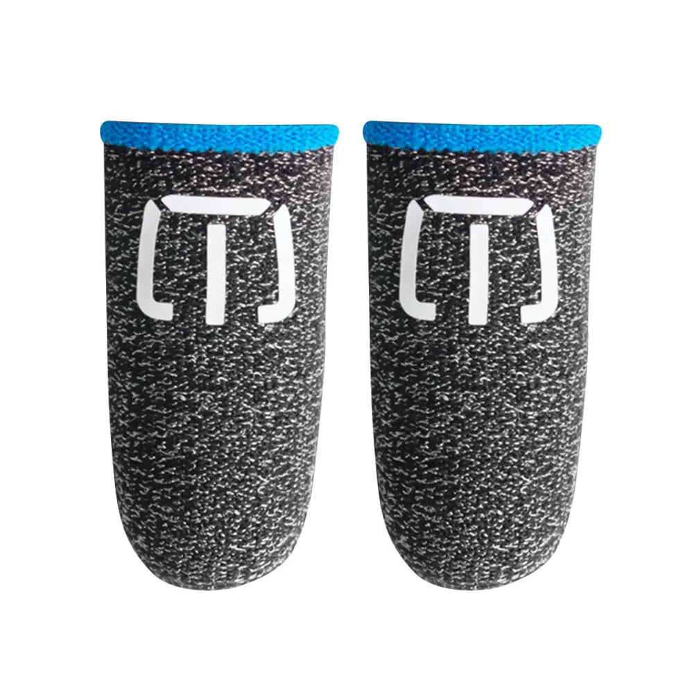 Manchons lumineux pour doigts, 1 paire, protège-doigts, antidérapants, respirants, gants de pouce pour jeu Mobile