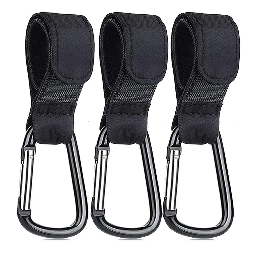 Aluminum Alloy Carabiner for Stroller, Hook for Diaper Bag, Shopping, 1-10 Pieces, FREE Shipping