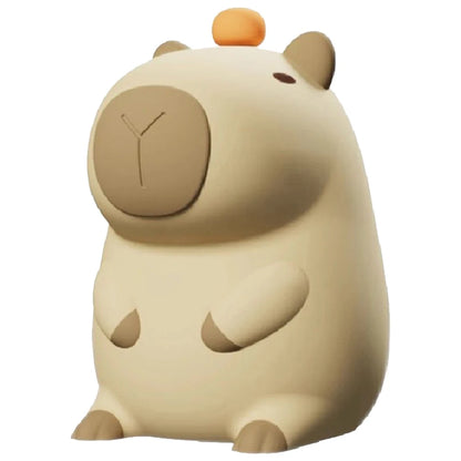 Cute Cartoon Capybara Night Lamp Silicone Pat Lamp for Children's Bedroom USB Rechargeable Timing Dimming Bedside Sleep Light