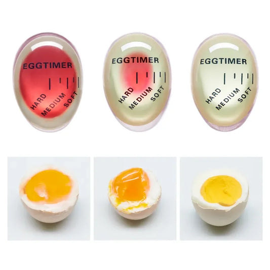 1pc Eco-friendly Red Resin Egg Timer Kitchen Electronic Gadgets Cooking Tools 